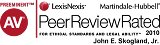 LexisNexis Peer Review Rated